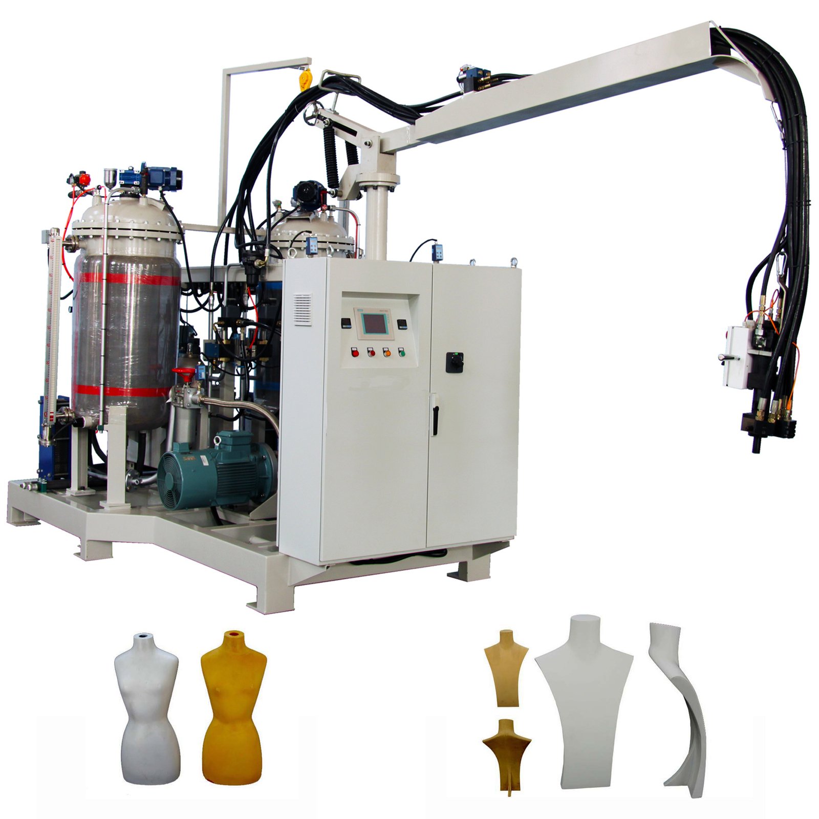High pressure pu foam machine for Human Body Anatomy Model