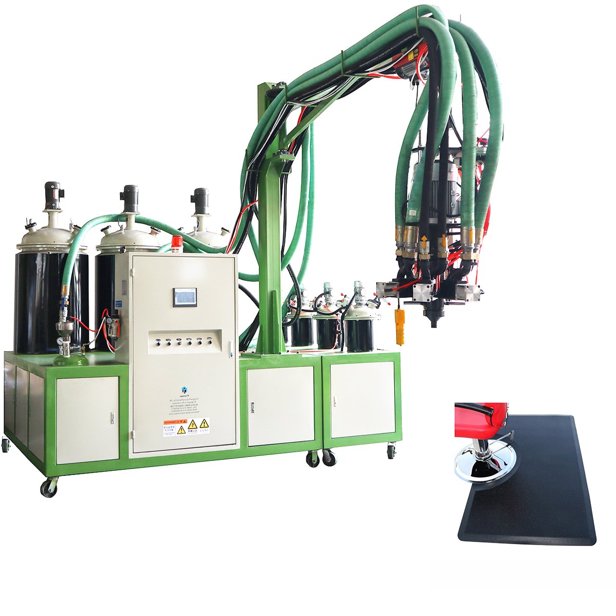 low pressure foam machine for mat